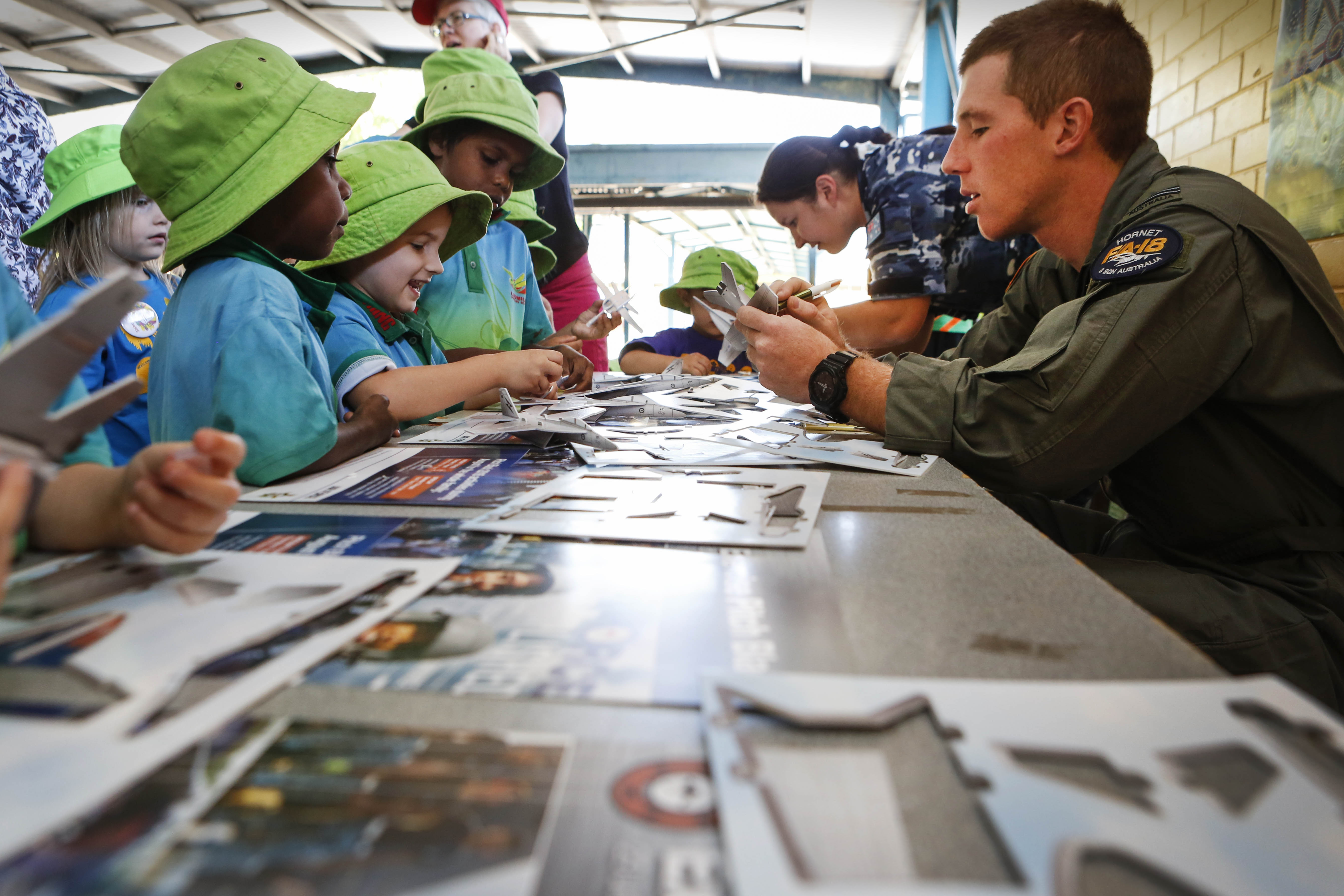 Community engagement activity during Exercise Pitch Black 2016