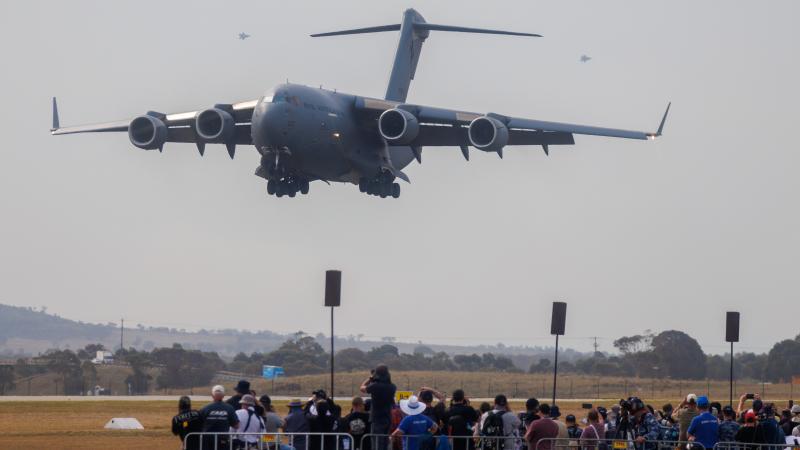 C-17A Globemaster at AIA 2025