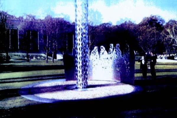 Artist’s impression of the future Bomber Command Memorial Credit: Department of Defence