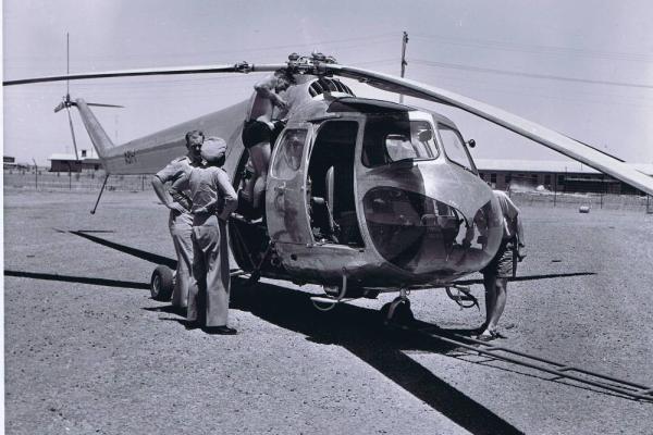 The Bristol Sycamore helicopter in service with the RAAF’s No 1 Air Trials unit.