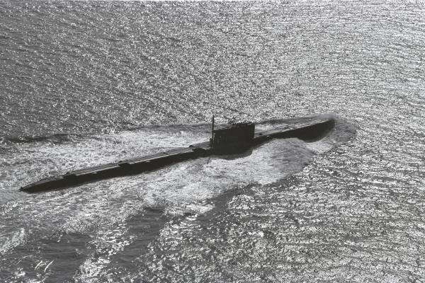 A Soviet Echo II submarine